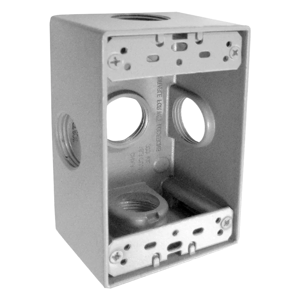 Cajas rectangulares de aluminio