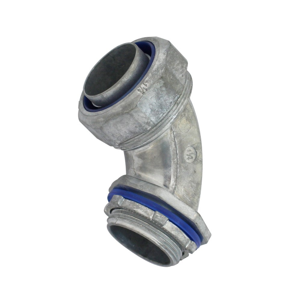 Conector curvo 1 1/2" para tubo Liquidtight Bolsa 25 pz.
