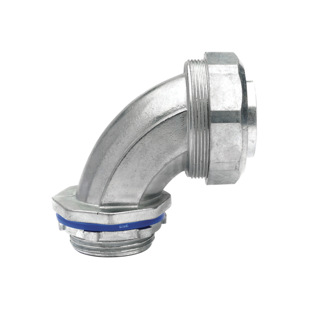 Conector curvo 1 1/2" para tubo Liquidtight Bolsa 25 pz.