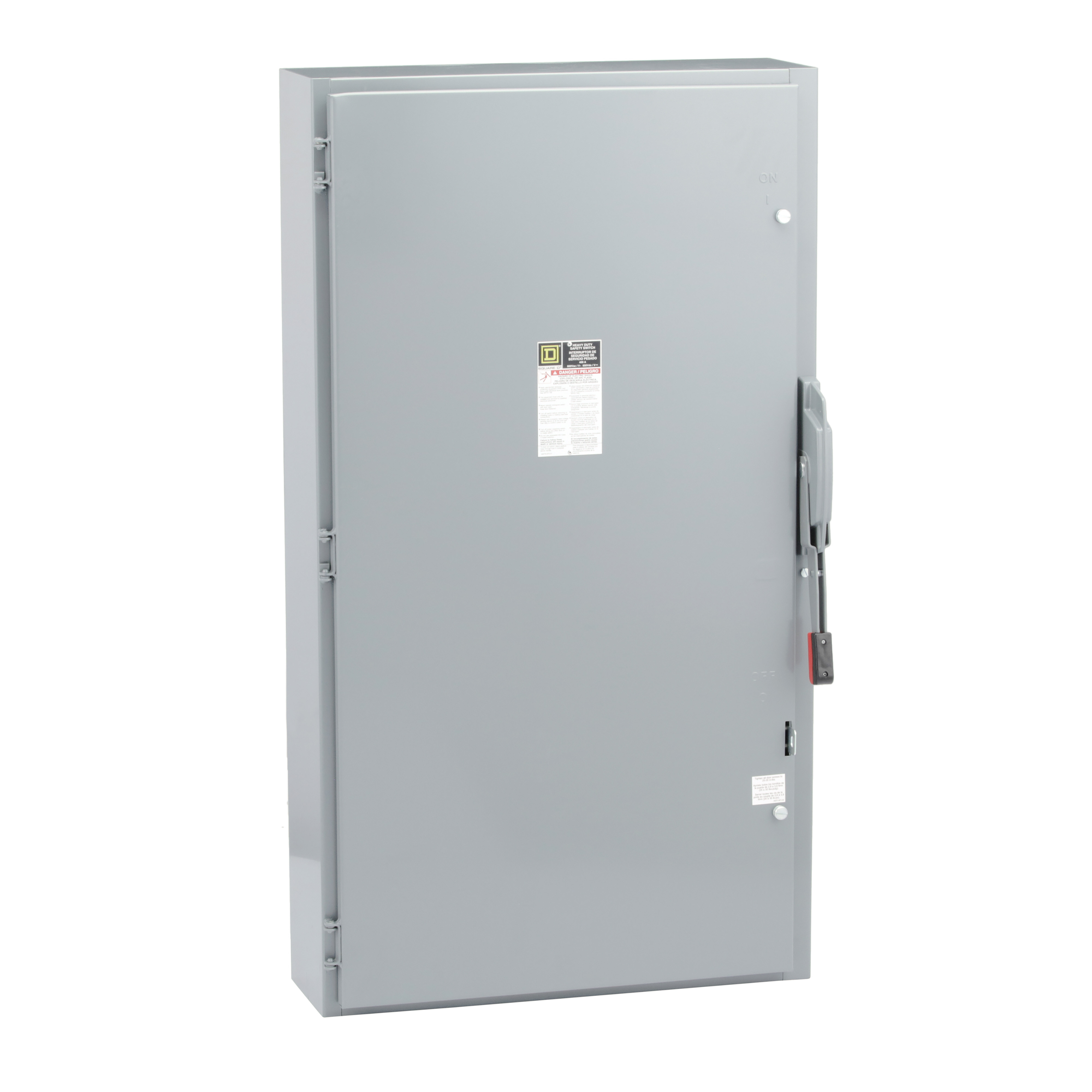 Interruptor de Seguridad Square D H365 400A 3 Polos 600V | Uso Pesado con Fusibles NEMA 1