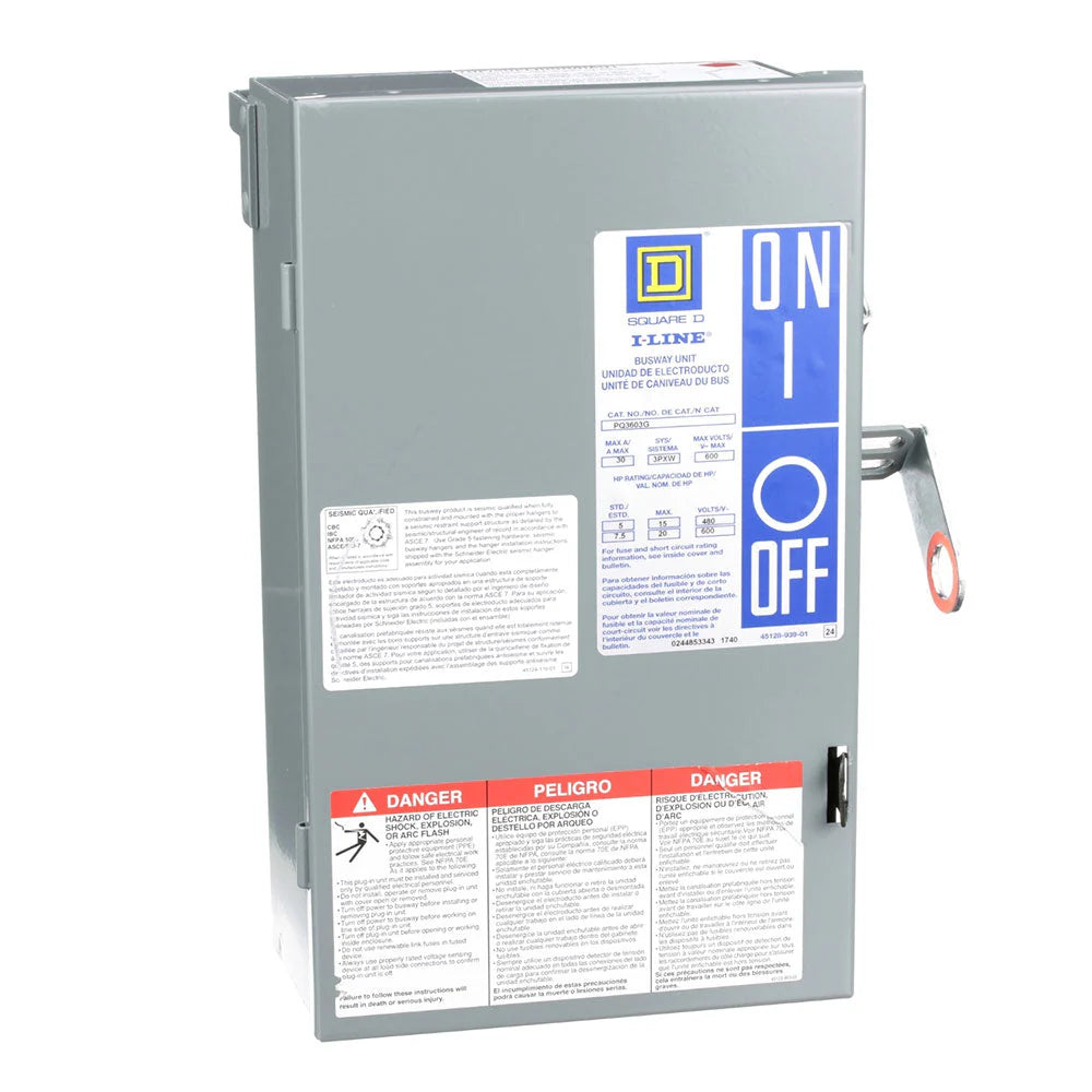 Electroducto I-Line 100A 3P+G 600V