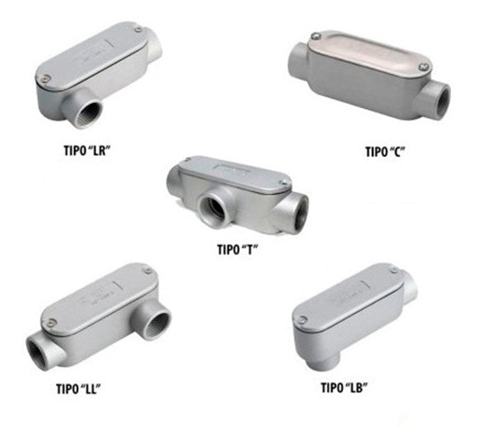 Condulet Aluminio Tipo LL 125 1 1/4"
