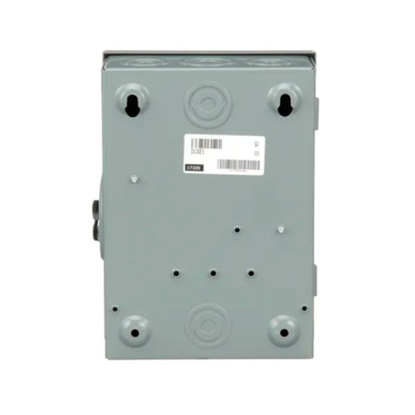 DU321 Interruptor de seguridad sin porta fusibles Square D de 30A, 3 polos, 240V, NEMA 1