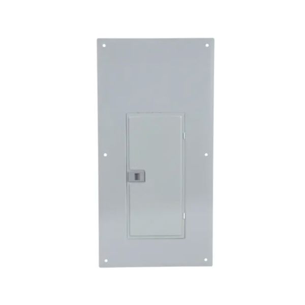 QOC30UF Frente para centro de carga monofásico o trifásico Square D de 30 espacios, empotrado, gris