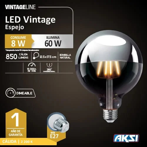 LED Vintage Espejo