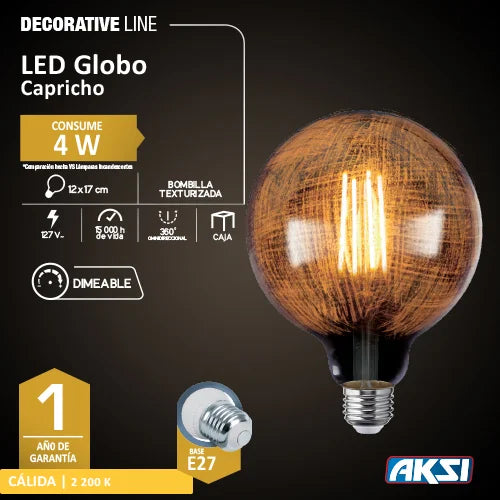 Foco LED globo capricho