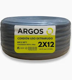 Cable Uso Rudo 2x12 ARGOS 100m