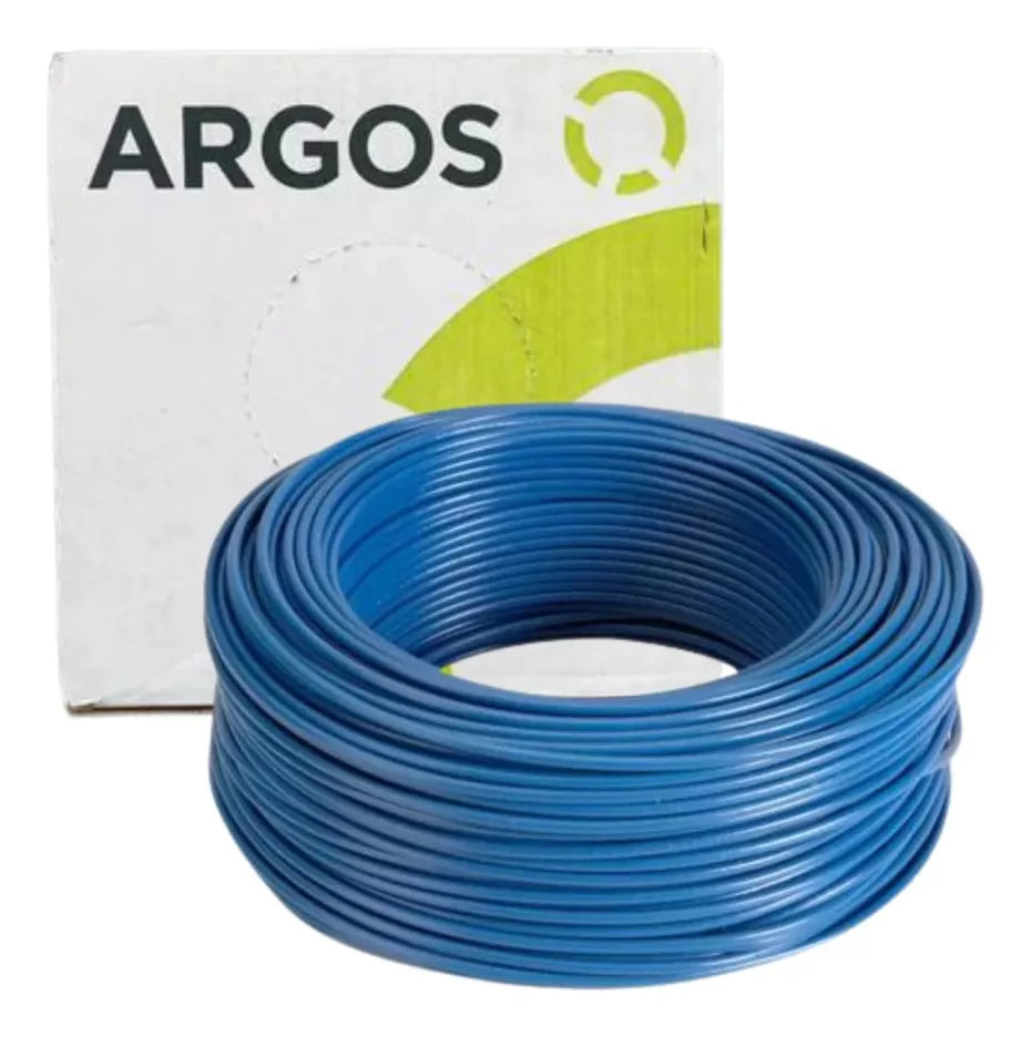 Cable Argos THW #14 Azul Caja con 100 mts