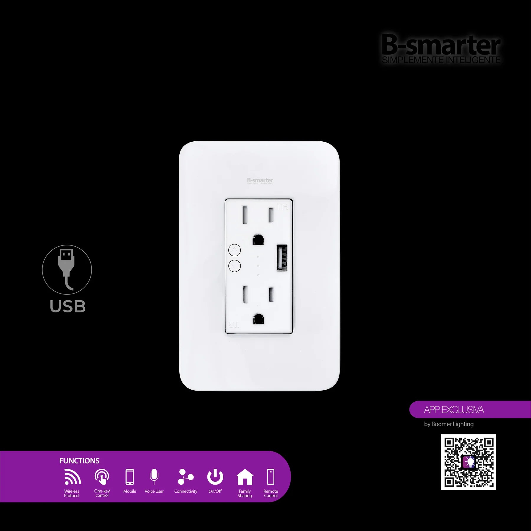 Contacto Smart con USB