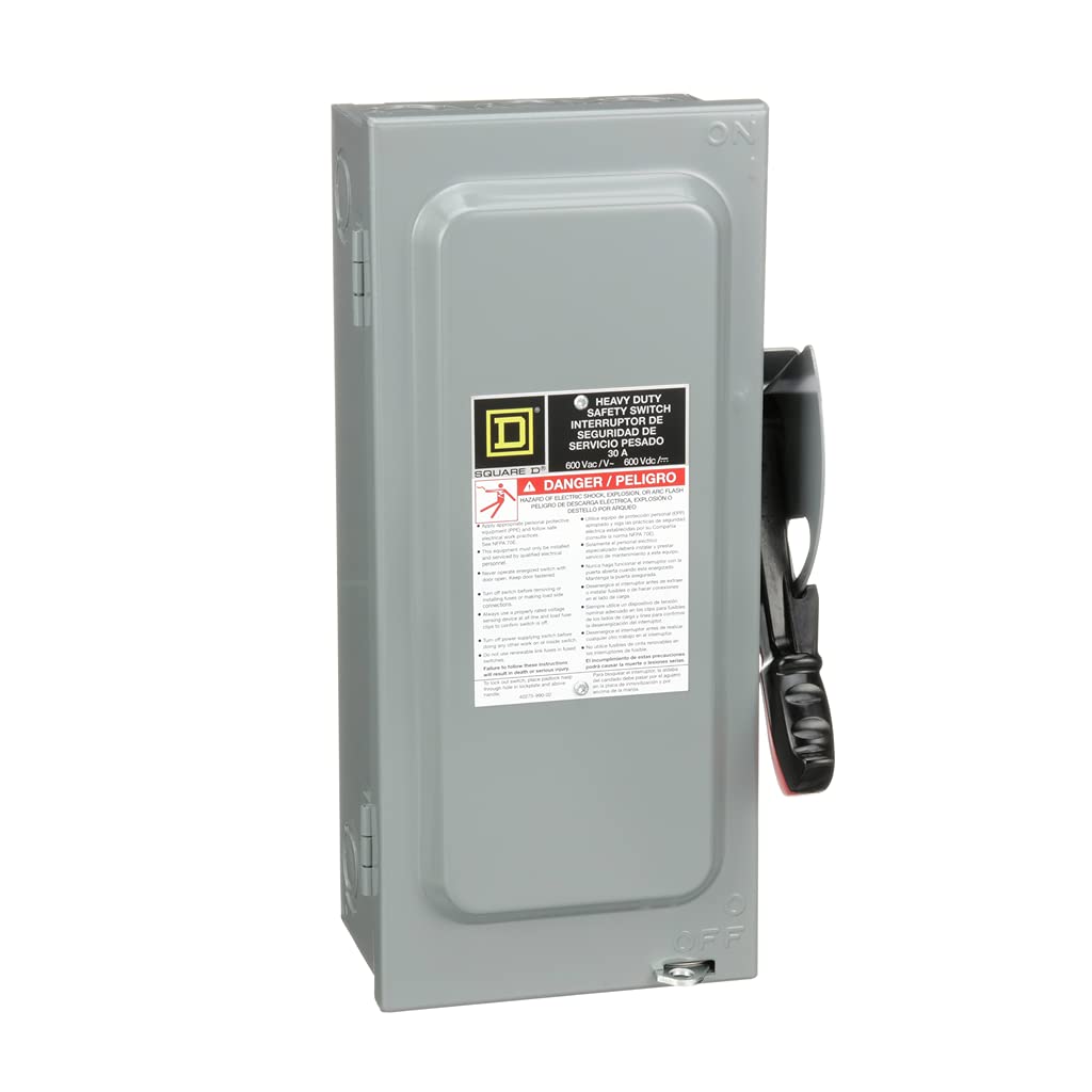 Interruptor de Seguridad 600V 30A 3P Nema 1