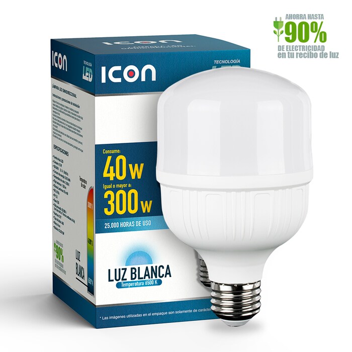 Foco Led Opalino Tipo Bulbo T 40W