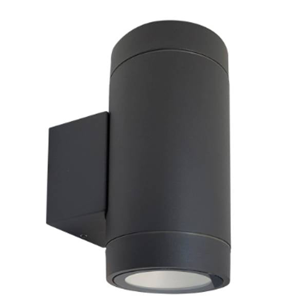 Luminario para Muro Exterior negro LED 3000K 127V