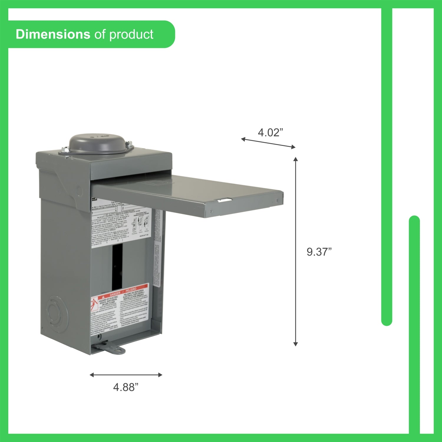 Centro D/Carga 70A 240V 2P Nema 3R QO24L70RB