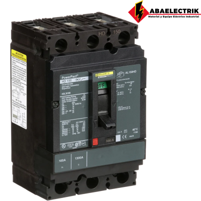 HDL36100 INTERRUPTOR TERMOMAGNETICO POWER PACT 3P 100A